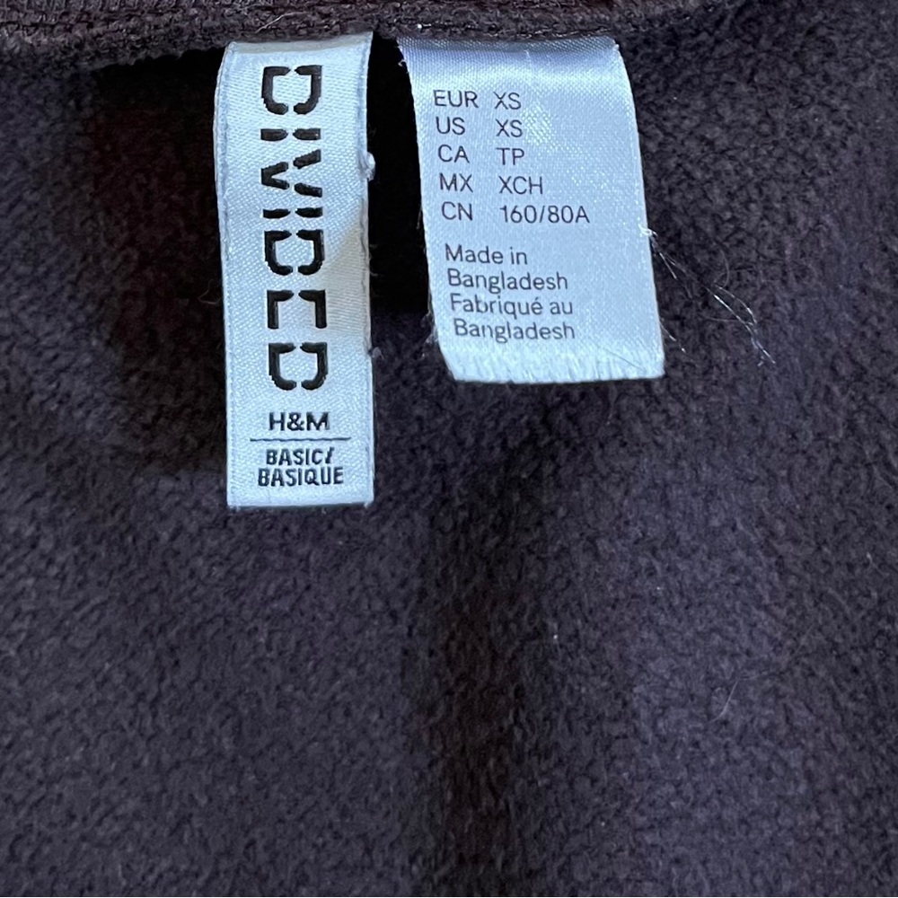 H&M (Divided) Chocolate Brown Cosy Crewneck Sweatshirt. Women's XS - Picture 8 of 9